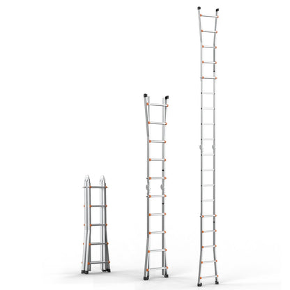 Multi-Function Collapsible Ladder - 20 FT Lightweight Aluminum Design