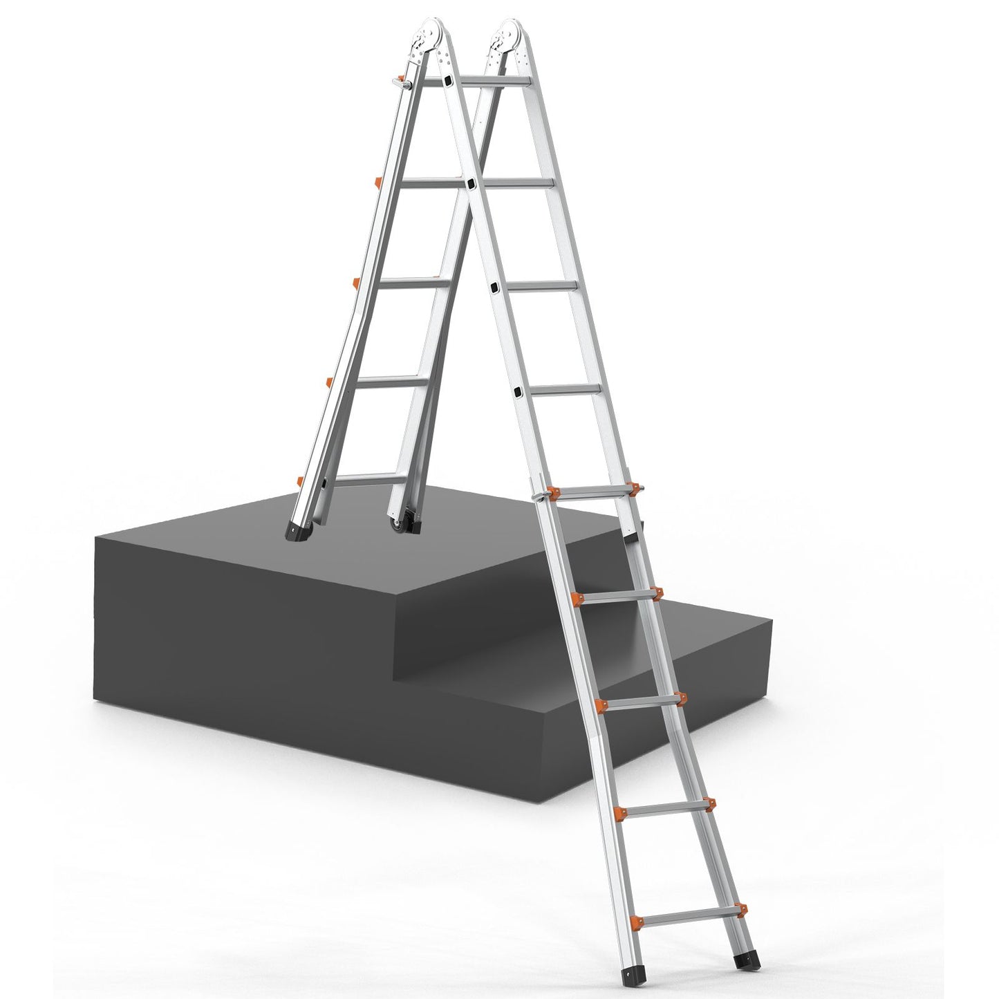 Multi-Function Collapsible Ladder - 20 FT Lightweight Aluminum Design