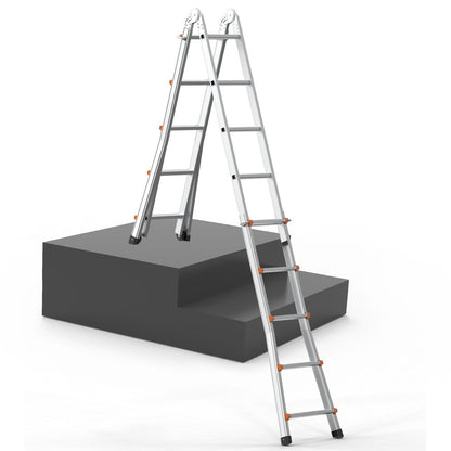 Multi-Function Collapsible Ladder - 20 FT Lightweight Aluminum Design