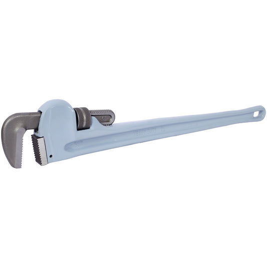 Pipe wrench on a white background
